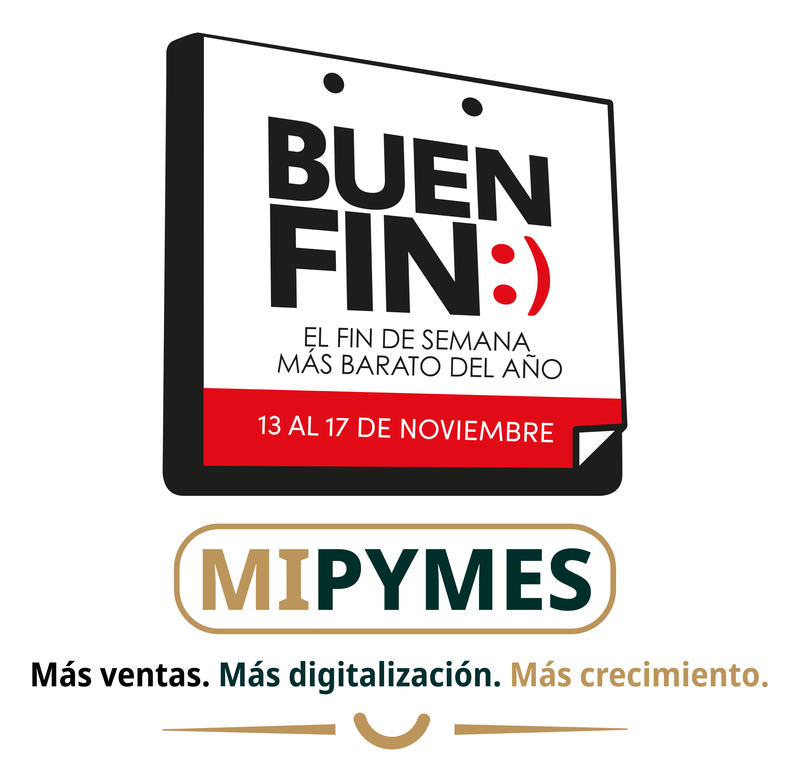Logotipo oficial de El Buen Fin 2026, programa MIPYMES.
